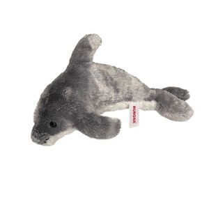 Aurora Dolphin Plush Stuffed Animal Gray White 9"